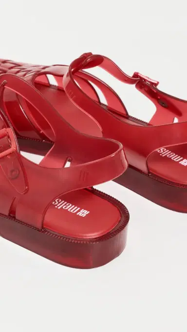 Melissa Possession Jelly Sandals Red 6 | Thumbnail 4 Melissa Possession Jelly Sandals Red 6 | Thumbnail 4