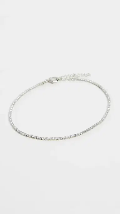 Shashi Micro Teeny Tiny Tennis Bracelet | Thumbnail 2