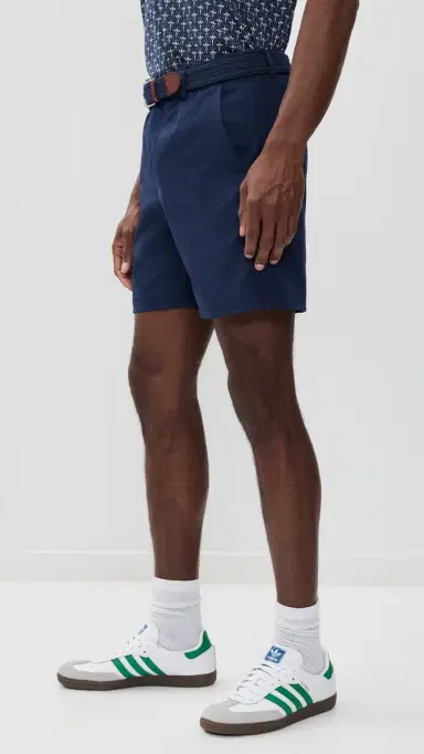 Adidas Golf Original Twist Weave Shorts 7 Night Indigo 34 | Thumbnail 4