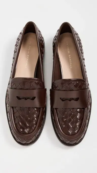 Loeffler Randall Rachel Woven Leather Loafers Espresso 11 | Thumbnail 2 Loeffler Randall Rachel Woven Leather Loafers Espresso 11 | Thumbnail 2