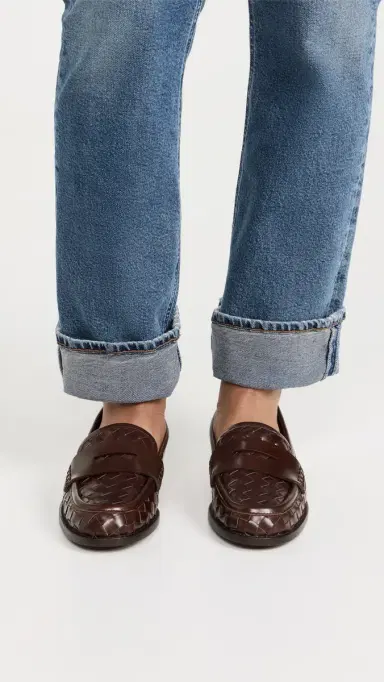 Loeffler Randall Rachel Woven Leather Loafers Espresso 11 | Thumbnail 3 Loeffler Randall Rachel Woven Leather Loafers Espresso 11 | Thumbnail 3
