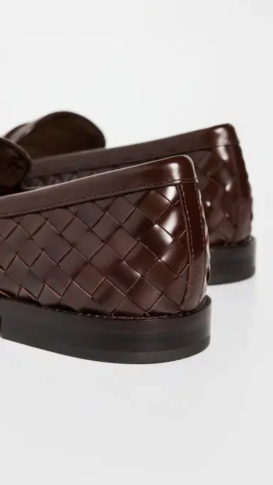Loeffler Randall Rachel Woven Leather Loafers Espresso 11 | Thumbnail 4 Loeffler Randall Rachel Woven Leather Loafers Espresso 11 | Thumbnail 4