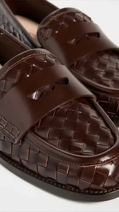 Loeffler Randall Rachel Woven Leather Loafers Espresso 11 | Thumbnail 5 Loeffler Randall Rachel Woven Leather Loafers Espresso 11 | Thumbnail 5