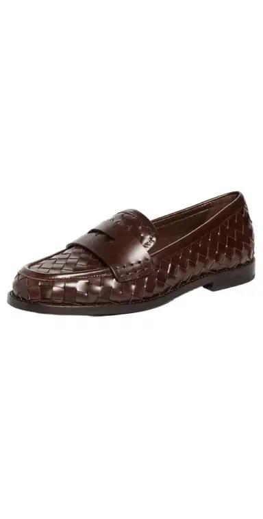Loeffler Randall Rachel Woven Leather Loafers Espresso 11 | Thumbnail 1 Loeffler Randall Rachel Woven Leather Loafers Espresso 11 | Thumbnail 1