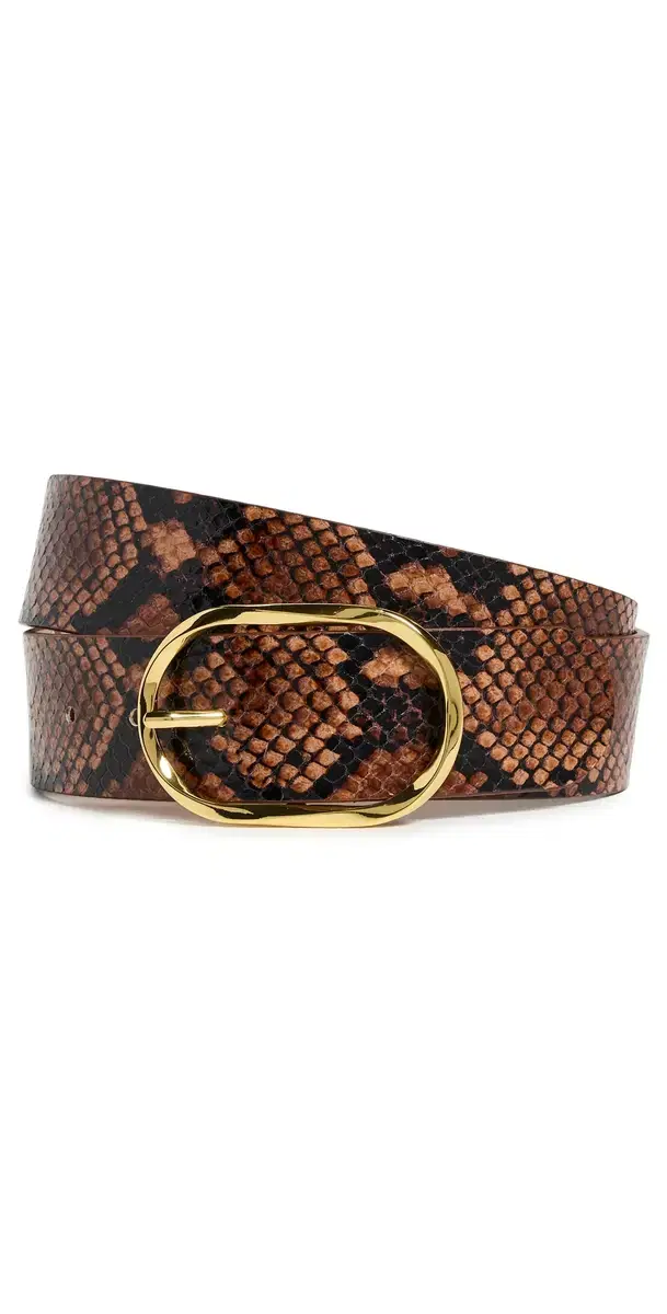 Kyra Python Belt Cognac/Gold