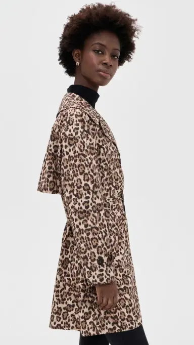 Save the Duck Tecla Trench Coat Leopard S | Thumbnail 4