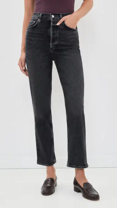 AGOLDE 90s Pinch Waist Crop High Rise Straight Jeans 27.5 Radius 24 | Thumbnail 2 AGOLDE 90s Pinch Waist Crop High Rise Straight Jeans 27.5 Radius 24 | Thumbnail 2