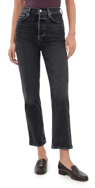 AGOLDE 90s Pinch Waist Crop High Rise Straight Jeans 27.5 Radius 24 | Thumbnail 1 AGOLDE 90s Pinch Waist Crop High Rise Straight Jeans 27.5 Radius 24 | Thumbnail 1