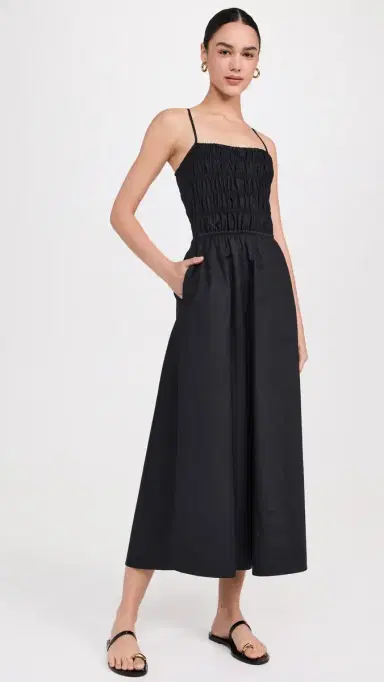Solid & Striped The Delta Dress Blackout | Thumbnail 5 Solid & Striped The Delta Dress Blackout | Thumbnail 5