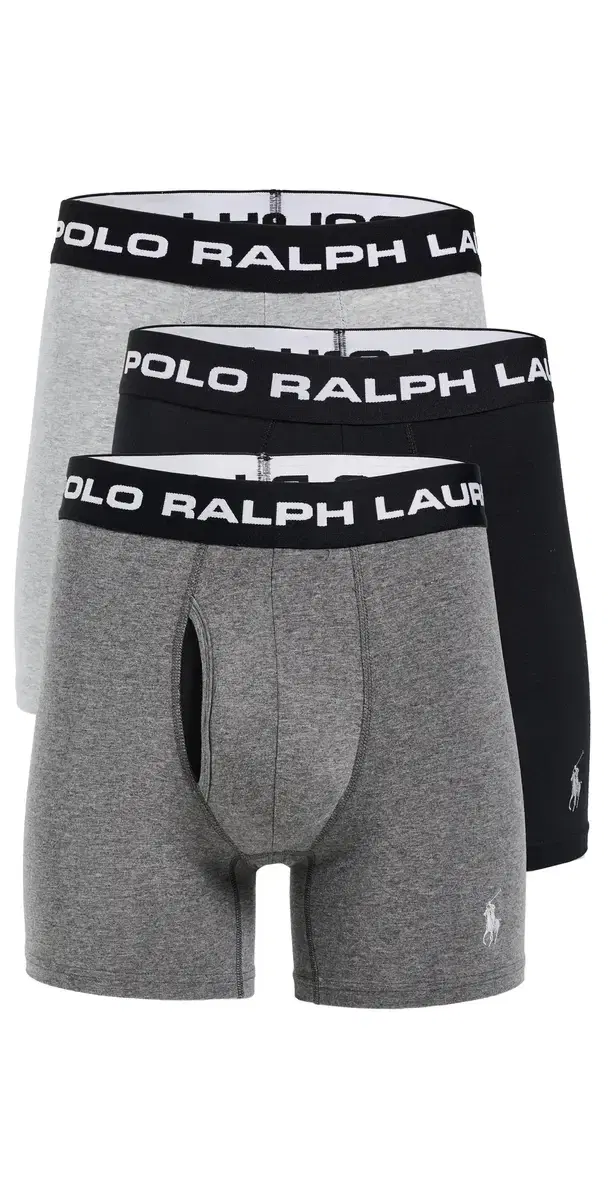 Perfect Pouch Modal Boxer Briefs 3 Pack Andover/Charcoal/Polo Black