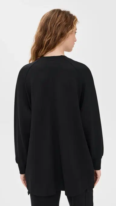 Varley Augusta Zip-Through Sweatshirt Black | Thumbnail 3
