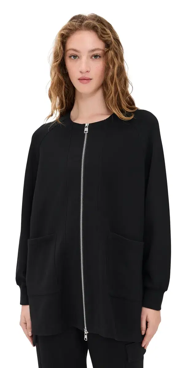 Augusta Zip-Through weatshirt Black
