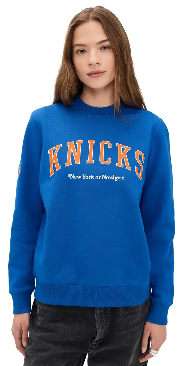 New York or Nowhere Knicks Alumni Crewneck weatshirt Royal Blue Garment Dye
