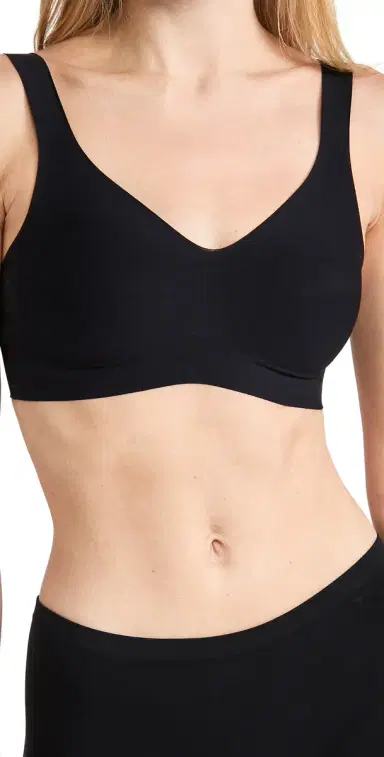 Commando Butter Soft Support Bralette Black | Thumbnail 1