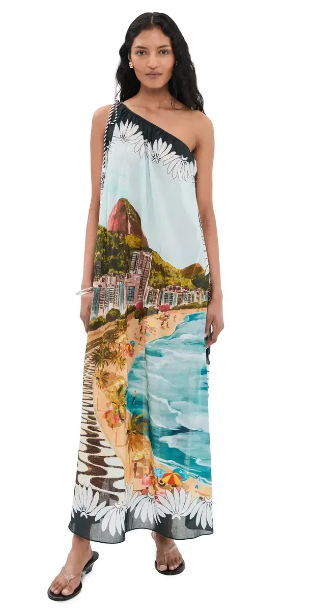 Copacabana Beach axi Dress Copacabana Beach ulticolored