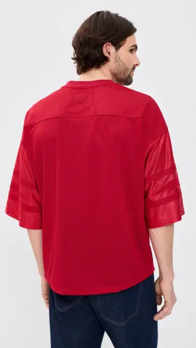 Rhude Lightning Football Jersey Red | Thumbnail 3 Rhude Lightning Football Jersey Red | Thumbnail 3