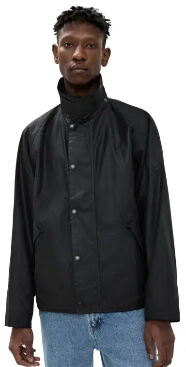 Barbour Transport Wax Jacket Black 36 | Thumbnail 1