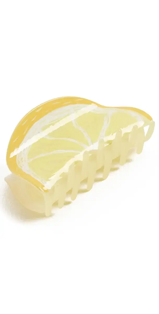 By Adina Eden Lemon Slice Hair Claw Clip Yellow One Size