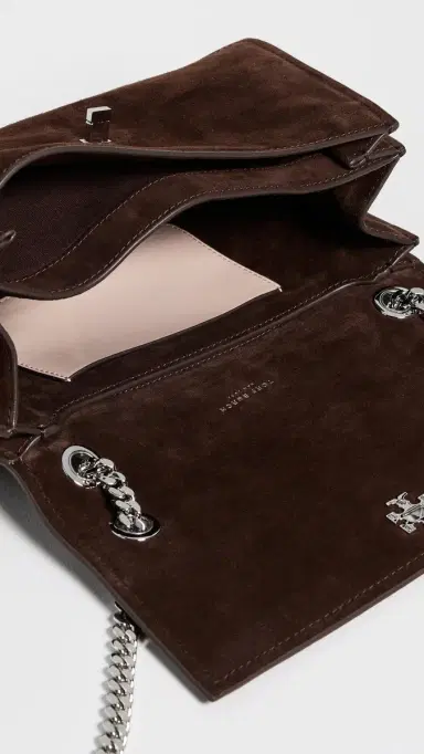Tory Burch Kira Turnlock Suede Shoulder Bag | Thumbnail 6 Tory Burch Kira Turnlock Suede Shoulder Bag | Thumbnail 6