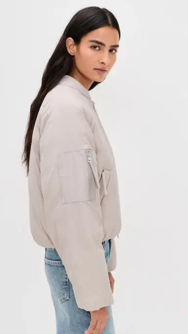 Canada Goose Elba Bomber Jacket Limestone L | Thumbnail 4 Canada Goose Elba Bomber Jacket Limestone L | Thumbnail 4