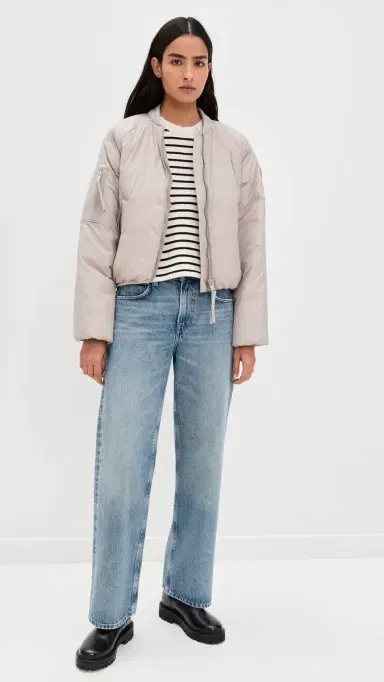 Canada Goose Elba Bomber Jacket Limestone L | Thumbnail 5 Canada Goose Elba Bomber Jacket Limestone L | Thumbnail 5