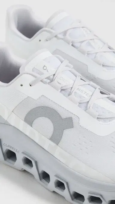 On Cloudmonster Sneakers White Glacier | Thumbnail 5