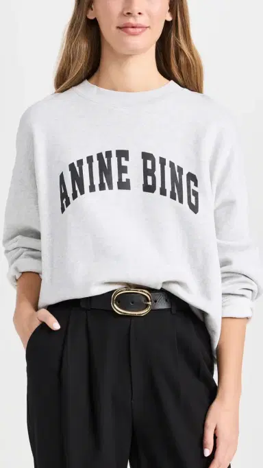 Anine Bing Signature Link Belt Black M/L | Thumbnail 3