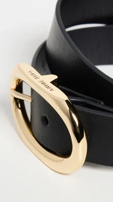 Anine Bing Signature Link Belt Black M/L | Thumbnail 5