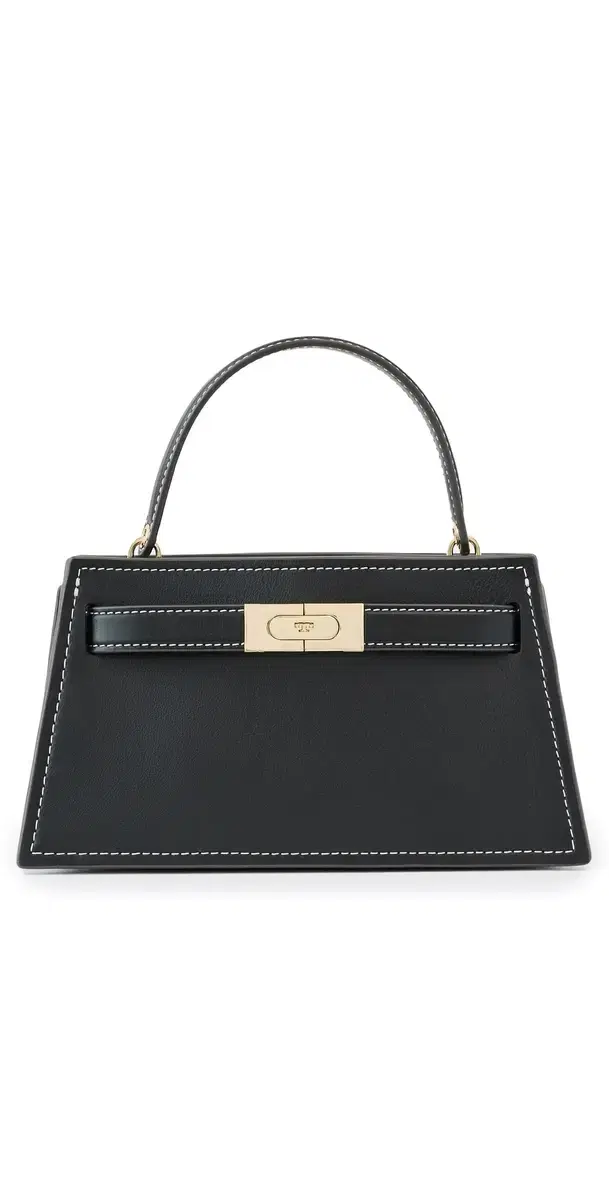 Lee Radziwill Smooth Top Handle Petite Bag Black One Size