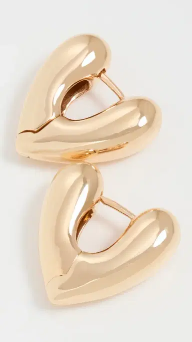 Annika Inez Small Heart Hoops | Thumbnail 2 Annika Inez Small Heart Hoops | Thumbnail 2