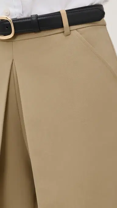 Self-Portrait Twill Skort Beige | Thumbnail 6 Self-Portrait Twill Skort Beige | Thumbnail 6