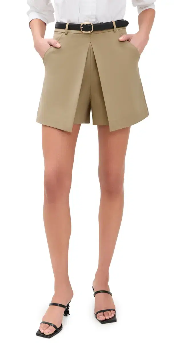 Twill Skort Beige