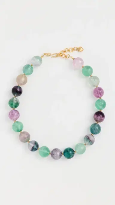 Brinker + Eliza Cosmic Necklace Fluorite One Size | Thumbnail 2