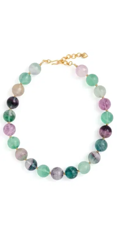 Brinker + Eliza Cosmic Necklace Fluorite One Size | Thumbnail 1