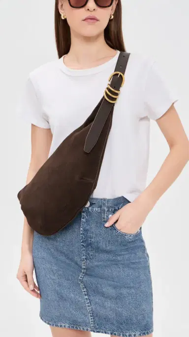 rag & bone Brooklyn Sling Bag Chocolate One Size | Thumbnail 3