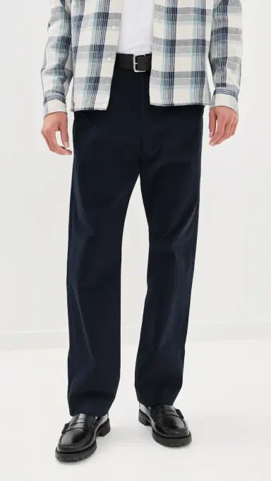 Vince Louie Straight Fit Peached Cotton Chinos Coastal 30 | Thumbnail 3
