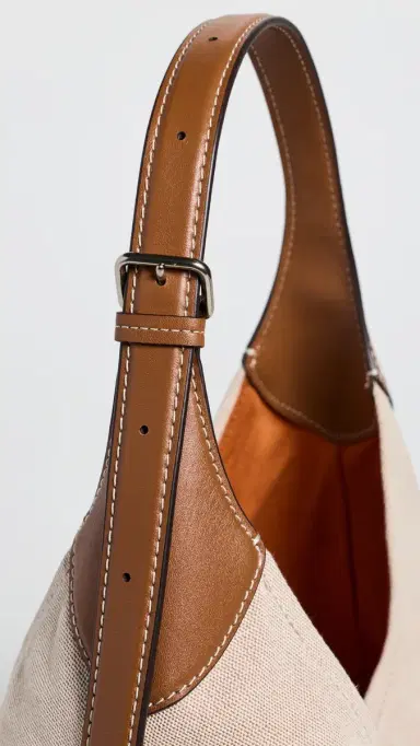 Marc Jacobs The Belted Sack Shoulder Bag Beige/Argan Oil One Size | Thumbnail 5