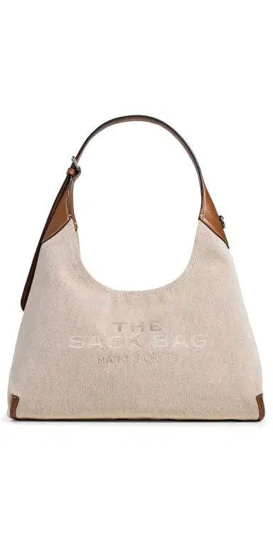 Marc Jacobs The Belted Sack Shoulder Bag Beige/Argan Oil One Size | Thumbnail 1