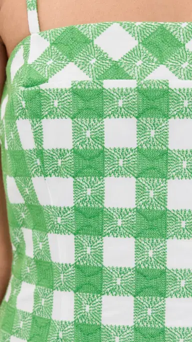 Rosie Assoulin Drop Me A Note Dress Grass Green 4 | Thumbnail 6
