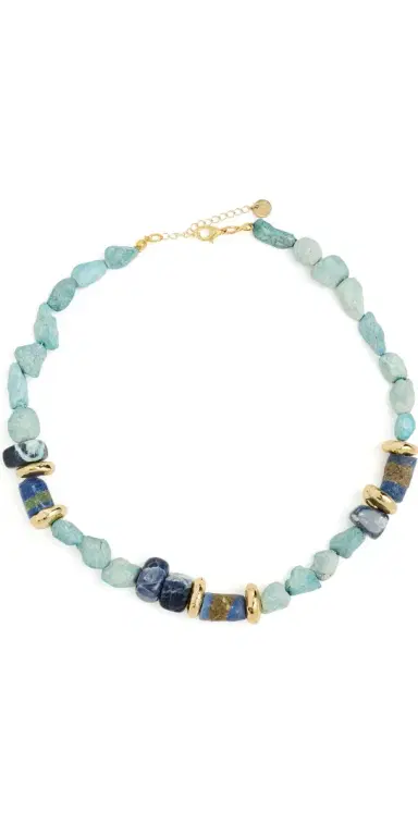 Maison Irem Cura Necklace Turquoise One Size | Thumbnail 1
