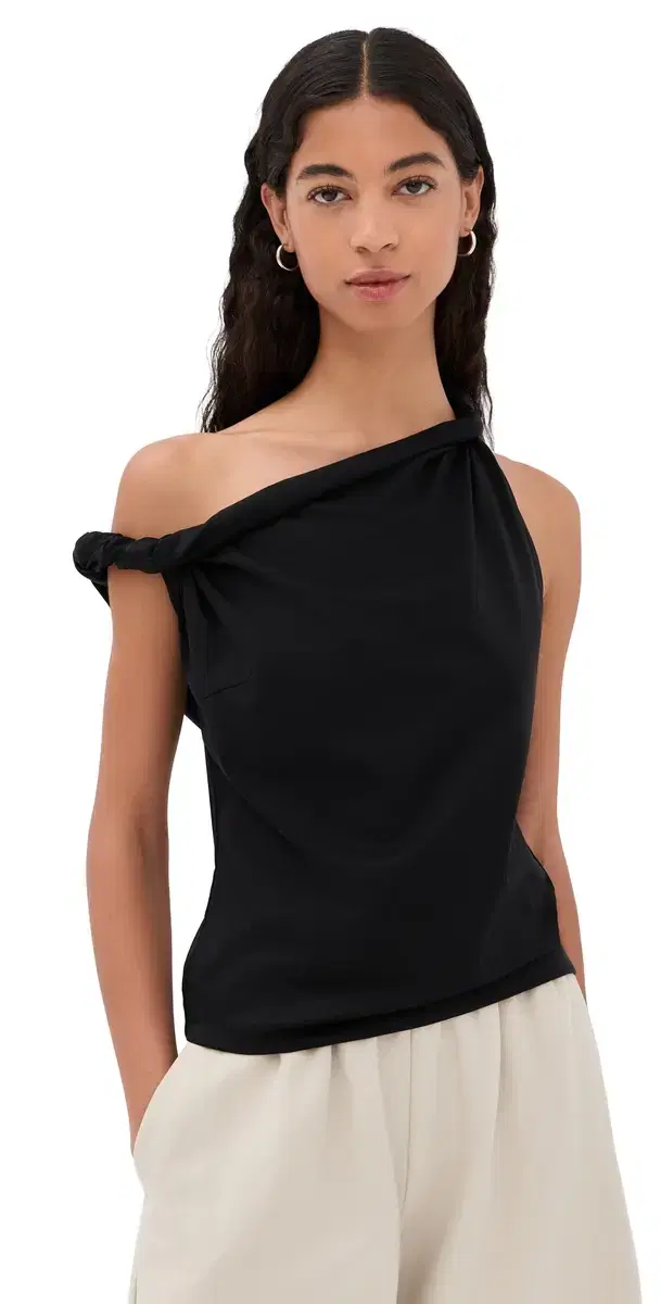 Sculptural Blouse Black
