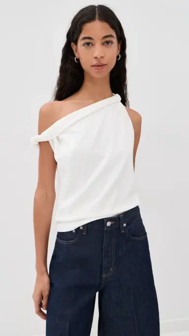 Róhe Sculptural Blouse Off White | Thumbnail 2 Róhe Sculptural Blouse Off White | Thumbnail 2