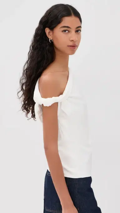 Róhe Sculptural Blouse Off White | Thumbnail 4 Róhe Sculptural Blouse Off White | Thumbnail 4