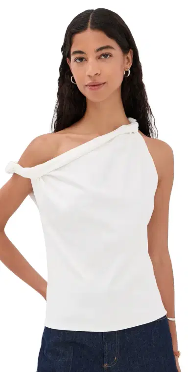 Róhe Sculptural Blouse Off White | Thumbnail 1 Róhe Sculptural Blouse Off White | Thumbnail 1