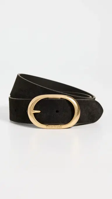 Favorite Daughter The Suede Jean Belt Black/Antique Brass | Thumbnail 2