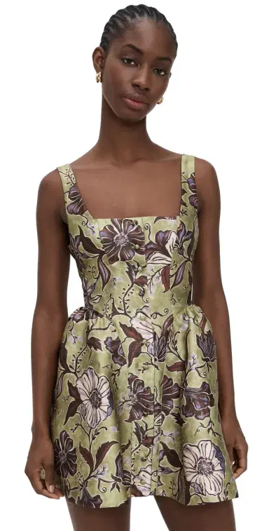 ALÉMAIS Citron Flounce Mini Dress Multi | Thumbnail 1 ALÉMAIS Citron Flounce Mini Dress Multi | Thumbnail 1