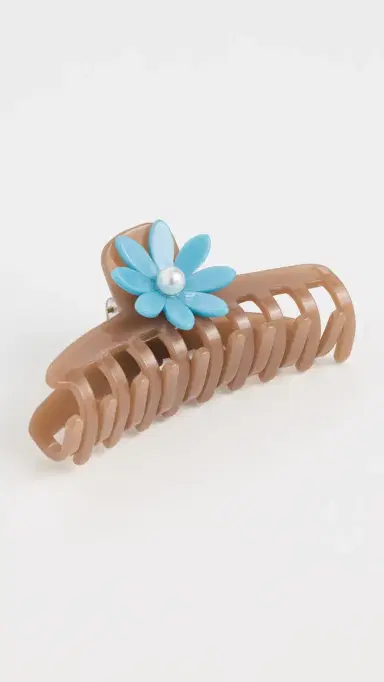 Lele Sadoughi Daisy Claw Clip Caramel Tide One Size | Thumbnail 2