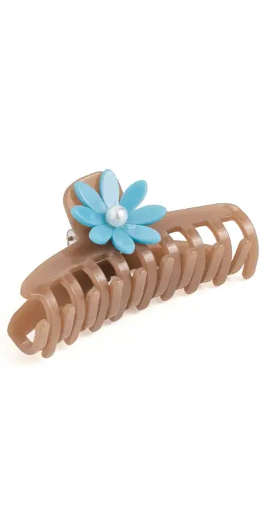 Lele Sadoughi Daisy Claw Clip Caramel Tide One Size | Thumbnail 1