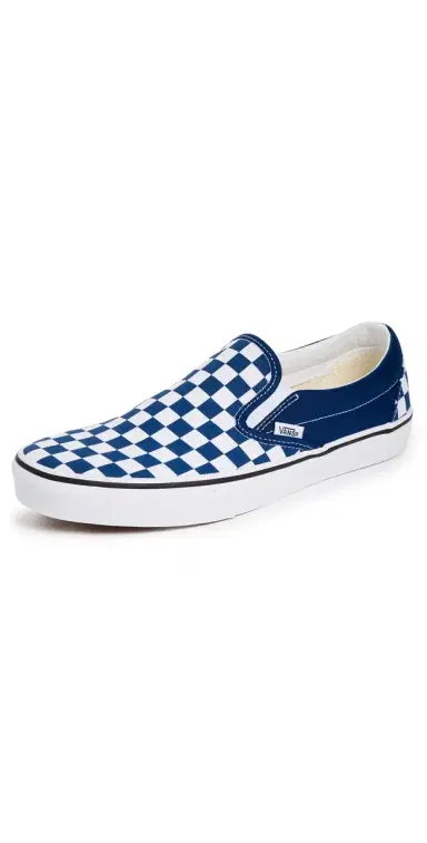 Vans U Classic Slip-On Sneakers Checkerboard True Blue M 11 | Thumbnail 1