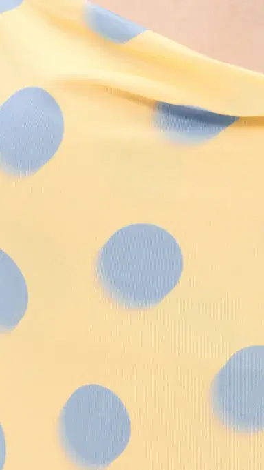 AFRM Kim Dress + Hair Wrap Set Butter Blue Dot | Thumbnail 6 AFRM Kim Dress + Hair Wrap Set Butter Blue Dot | Thumbnail 6